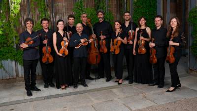 Los músicos de la Orquestra Camerata XXI que actuarán en El Vendrell y Reus. Foto: cedida