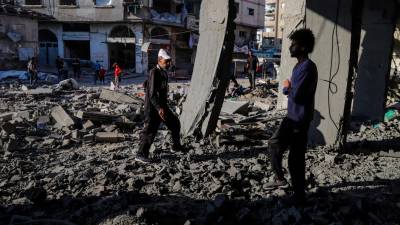 Tras un alto el fuego a principios de año, Israel reanudó la guerra contra Gaza en marzo y desde el pasado sábado ha intensificado las operaciones. Foto: EFE