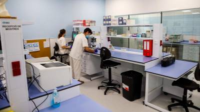 Los nuevos laboratorios del Institut d’Investigació Sanitària Pere Virgili en el Hospital Sant Joan de Reus. Foto: Alba Mariné