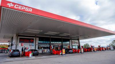 Gasolinera de Cepsa en Madrid. Foto: EFE