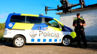 La Policia Local de Cunit reforça la unitat dron per controlar el trànsit i detectar cultius de marihuana
