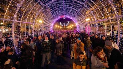 El Túnel de Llum, una de las novedades de las pasadas fiestas navideñas. Foto: Àngel Ullate