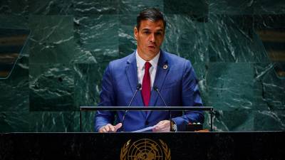 Pedro Sánchez en Nueva York, en una imagen de este pasado miércoles. Foto: EFE