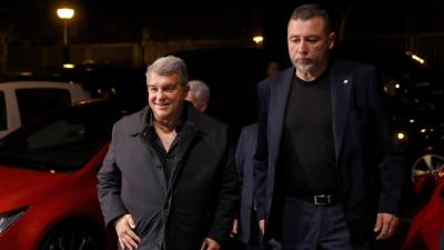 El presidente del Barça, Joan Laporta. FOTO: EFE