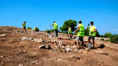El tipo y tamaño de las edificaciones encontradas en la excavación también son de origen griego. Foto: ACN
