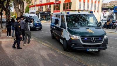 El presunto autor de la muerte de la niña de 5 años ha sido puesto a disposición del juzgado de violencia sobre la mujer número 2 de Murcia por la Guardia Civil. Foto: EFE