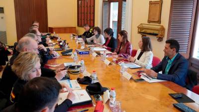 La reunió s’ha dut a terme aquest matí de divendres a l’Ajuntament de Reus. Foto: Alfredo González