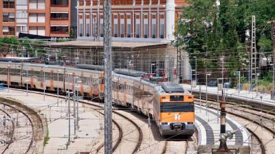 L’autor, després del robatori, va pujar a un tren que anava a Barcelona. Foto: Joan Revillas/DT