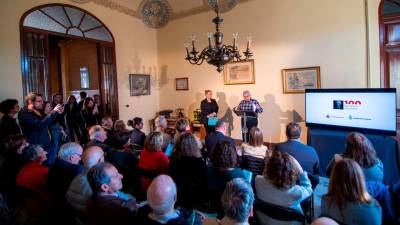 Reus presentó las actividades del Any Domènech i Montaner, ayer en casa Gasull. FOTO: Ayuntamiento de Reus