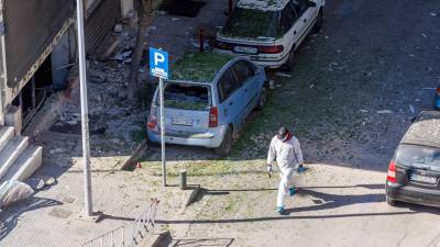 Los residentes y turistas recibieron en sus móviles una alerta de Protección Civil. Foto: EFE