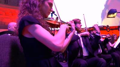 Un momento de la actuación de la Franz Schubert Filharmonia bajo la dirección de Tomàs Grau. Foto: DT