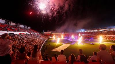 Ceremonia de inauguración de los Juegos Mediterráneos Tarragona 2018 en el Nou Estadi. Foto: Pere Ferré