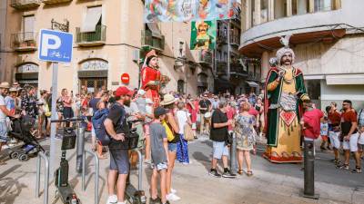Nanos y gegants salieron por las calles para celebrar Sant Roc. Foto: Àngel Ullate
