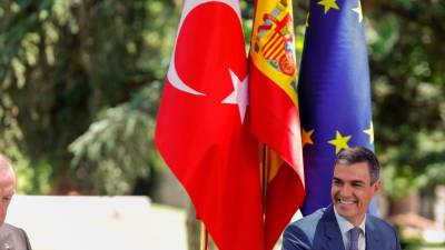 El presidente del Gobierno, Pedro Sánchez durante una reunión de alto nivel con Turquía en Madrid. Foto: EFE/ Javier Lizón