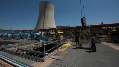 Imagen de uno de los dos reactores de Ascó. FOTO: ANAV