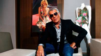 Imagen de archivo del diseñador Roberto Cavalli. Foto: EFE