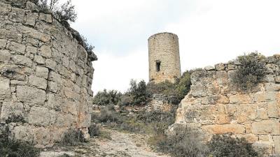 Castell de Saburella, a Querol, és de construcció posterior a la Reconquesta. FOTO: Gener Aymamí