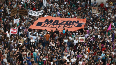 La séptima manifestación para pedir la dimisión de Carlos Mazón por su gestión de la dana. Foto: EFE