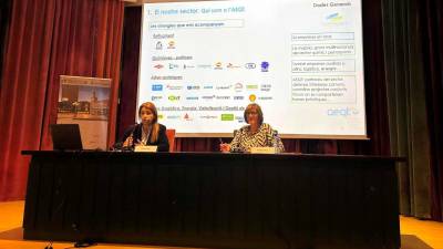 La conferència d’aquest dimarts. Foto: Cedida