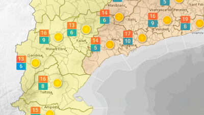 El Temps a Tarragona: Baixaran les temperatures