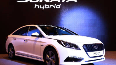 El nuevo Sonata híbrido, resultado de 27 meses de desarrollo y una inversión de más de 130 millones de euros.