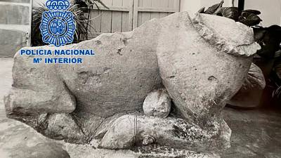 La escultura fue hallada en los 90 en una finca de Córdoba. Foto: Cedida