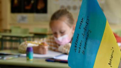 Actualmente hay contabilizados 706 niños ucranianos escolarizados en la provincia de Tarragona. Foto: EFE