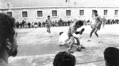 Partido amistoso del Nàstic, el 2 de enero de 1992.FOTO: Txema Morera/DT