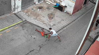 El agresor apuñaló ala víctima varias veces.