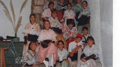 Im&aacute;genes del primer baile recuperado en 1992 Foto: cedida