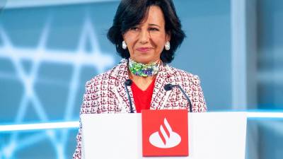 Ana Botín, presidenta del Banco Santander. Foto: EFE.