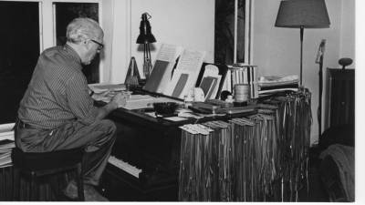 El compositor Robert Gerhard nació en Valls en 1896. Foto: Fons Robert Gerhard (IEV)