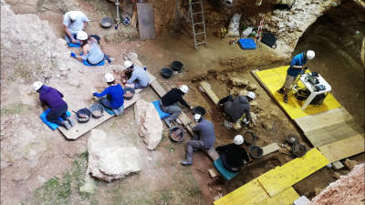 Excavaciones en la Sima del Elefante, Atapuerca, en una imagen de archivo. FOTO: IPHES