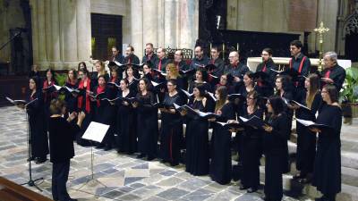 El Cor i Orquestra de la URV arranca el ciclo mañana en la Catedral con el ´Rèquiem´ de Mozart. FOTO: CEDIDA