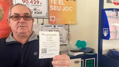 Francisco Moreno es el agraciado con la lotería del Niño.