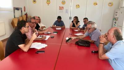 Reunión con miembros del Ayuntamiento FOTO: CEDIDA