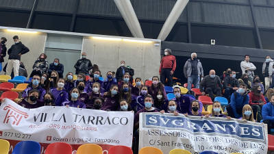 El equipo femenino del CA Tarragona que participó en el Campionat de Catalunya A. foto: ca tarragona