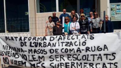 Los vecinos de Masos ya han realizado varias protestas. FOTO: LOURDES MEROÑO