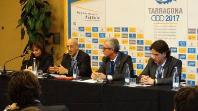 El Comité Internacional hizo balance ayer de la reunión de estos dos días en Tarragona. Foto: Cedida