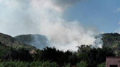 Aumenta considerablemente el riesgo de incendio forestal. Foto: Àngel Juanpere