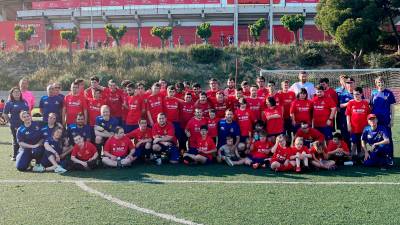 El equipo del Nàstic Genuine que viajará a Málaga este fin de semana para disputar la segunda fase de LaLiga Genuine. FOTO: Nàstic