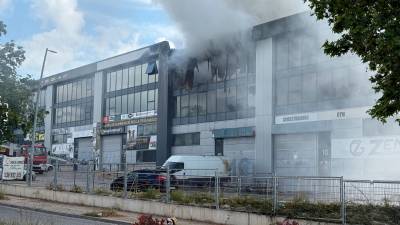 Imagen de la empresa que ha sufrido el incendio. Foto: ACN