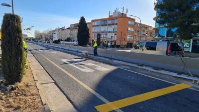 El objetovo de la barrera es evitar que pueda cruzarse la C-31 por cualquier lugar