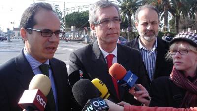 Francesc Vallès, Josep Fèlix Ballesteros y Joan Ruiz, en una imagen de archivo. Foto: DT