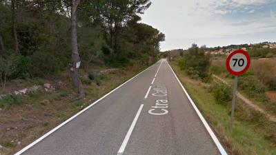 L'accident ha tingut lloc en el punt quilomètric 2 de la carretera local TP-2039. Foto: Google Maps