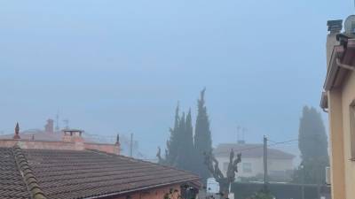 La niebla, en Roda de Berà. Foto: Vicente M. Izquierdo