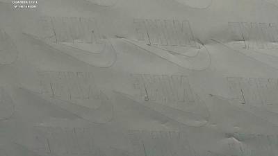 La plancha para marcar una firma muy conocida de ropa deportiva. Foto: Guardia Civil