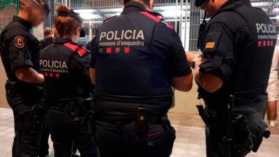 Agentes de los Mossos d’Esquadra. Foto: Mossos