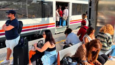 La averia causó un gran caos de circulación en los trenes durante la jornada de ayer. Foto: ACN