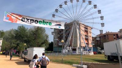 Una de las norias más altas de España gira en Tortosa